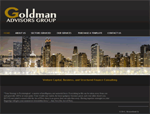 Tablet Screenshot of goldmanlegal.net