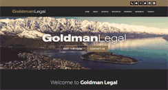 Desktop Screenshot of goldmanlegal.co.nz