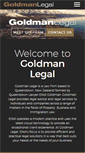 Mobile Screenshot of goldmanlegal.co.nz